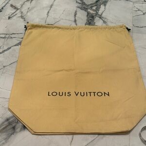 Louis Vuitton Beige Dust Bag 18” x 20” x 7” NEW